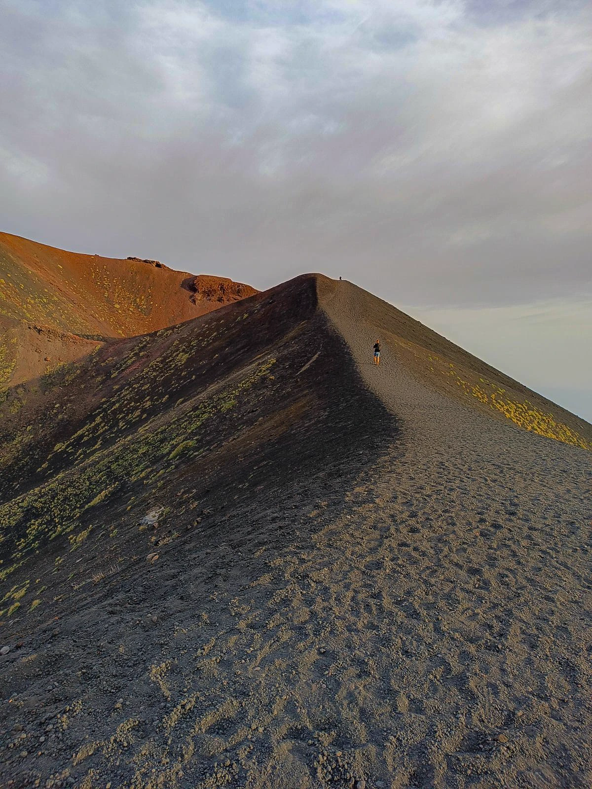 Photograph by Serah Aouate: Mount Etna seen from Crete